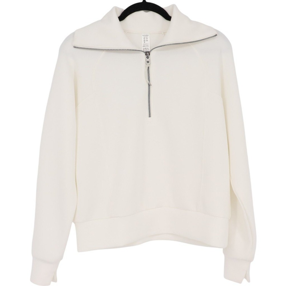 Spanx AirEssentials Half Zip Pullover Sweatshirt … - image 1